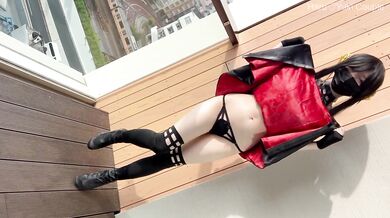 A cute girl gave 2 creampie with cowgirl by SPY x FAMILY cosplay.