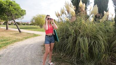 Sucked for money in the bushes,cum in mouth - BeLOVEfree