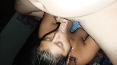 MY BEST FRIEND'S GIRLFRIEND WANTED MY MILK IN HER MOUTH AND I GAVE IT ALL TO HER!!
