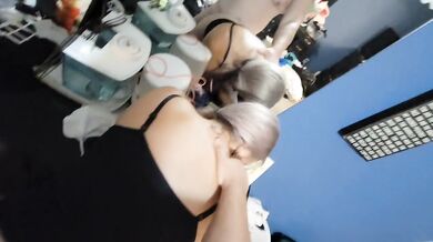 BBW mirror fuck & creampie fail