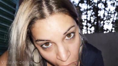 It was just a blowjob on the balcony| Anal sex was not in my plans. oiled anal cowgirl
