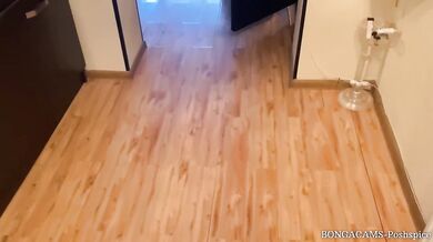 POV «Пожалуйста не надо звонить в полицию» Поймал воровку у трахнул в жопу. (With subs)