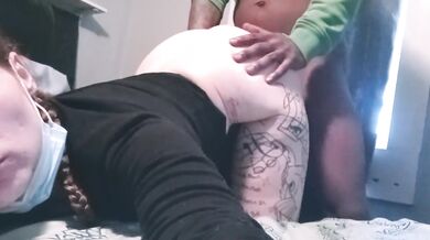 Giving her some backshots