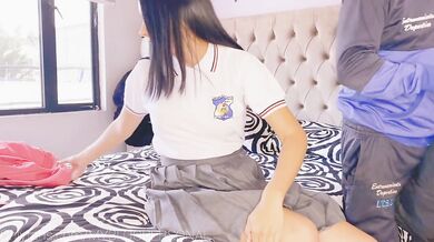 HARD FUCKING A CUTE COLOMBIAN SCHOOLGIRL AFTER SCHOOL ( Latino )