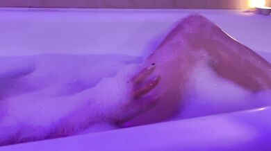 Passionate sex of a young couple in the bathroom