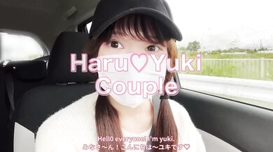 【素人】現役女子大生とびっこ屋外変態プレイからのカーSEX大量中出し /素人カップル/美少女/色白美乳/中出し/フル動画(60分)/일본여대생과질내사정섹스