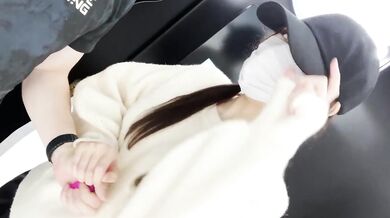 【素人】現役女子大生とびっこ屋外変態プレイからのカーSEX大量中出し /素人カップル/美少女/色白美乳/中出し/フル動画(60分)/일본여대생과질내사정섹스
