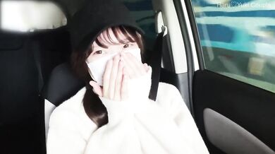 【素人】現役女子大生とびっこ屋外変態プレイからのカーSEX大量中出し /素人カップル/美少女/色白美乳/中出し/フル動画(60分)/일본여대생과질내사정섹스