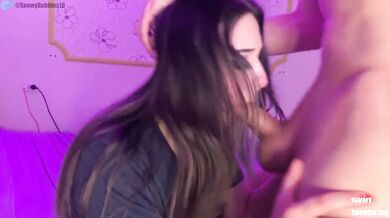 Accidental Cumshot After Best Deepthroat Continued With Cum Eating