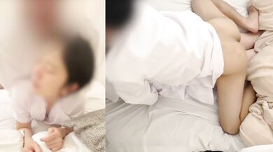 [Bitch nurse being turned]" I want doc's sperm both pussy and my mouth...!"Ejaculation of jealousy