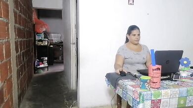 I suck my stepfather's cock and it cums in my mouth and then my stepbrother fucks me
