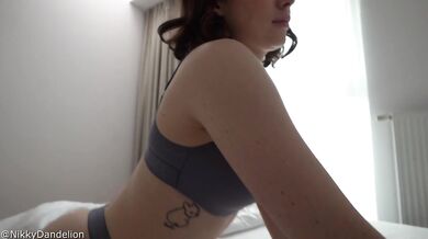 Sexy girl with huge ass gets fucked in her sweet tight pussy after playing with dildo 4K 60FPS