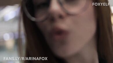 There are people behind the wall, and this naughty bitch sucks me | BLOWJOB IN STORE Fitting Room