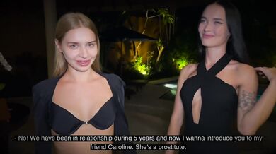 Awesome BLOWJOB from two sluts CALIFORNIABABE and SASHA SPARROW