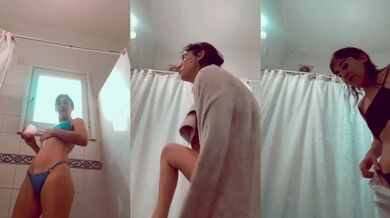 I take a quick shower