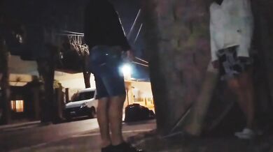 OMG! Public masturbation ended with us having sex in the street