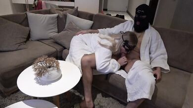 One moment I'm relaxing, the next choking in cum