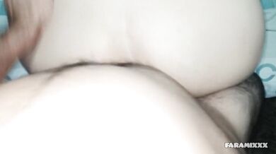 Mature big ass gets anal creampie from doggystyle