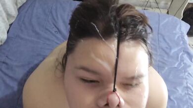 The cum as a mask is very good for the face