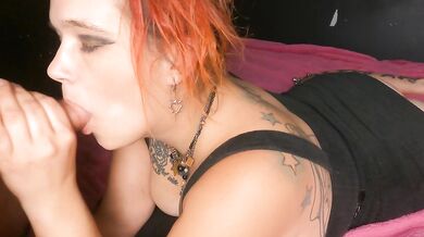 Blowjob Diaries Vol 95 Penny Pupils Gargles my Curved Cock