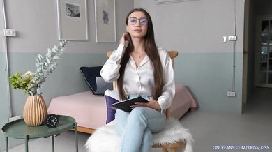 reality sex and CUMSHOT with my psychologist during appointment! (4K)