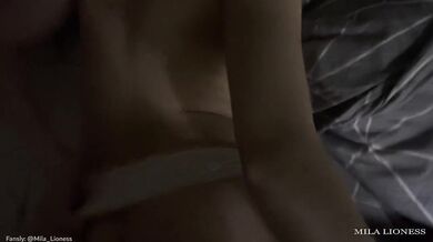 I woke up with a dick and fucked my stepsister after the party. Porn. Morning Sex.