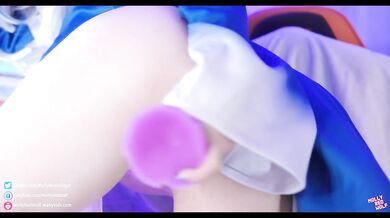 Gawr Gura gets pleasure from a big cock - MollyRedWolf