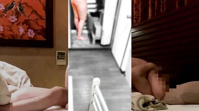 Amateur POV, Married woman] Chubby wife's changing 01 with her big ass.