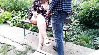 Gorgeous MILF gets cum on her wonderful bare legs