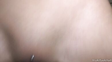 Most beautiful pink hole with big clit, takes rough fuck inside!