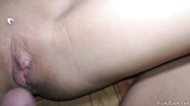Most beautiful pink hole with big clit, takes rough fuck inside!