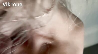 Unrealistically beautiful and cute girl in passionate sex in the first person
