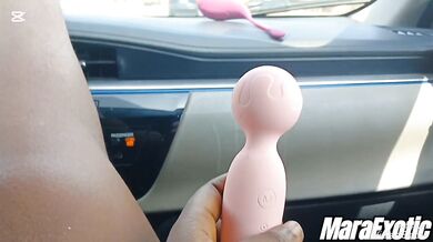Horny Bbw Ebony Milf Masturbating in Lagos Traffic - Mara Exotic