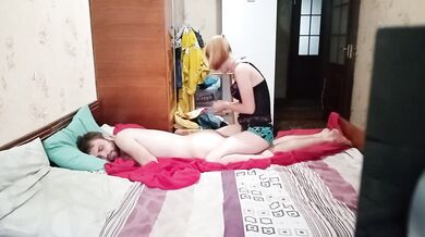 i have big cock, but she has big strapon for me