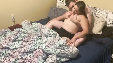 Amateur couple enjoy each other's touch and bodies having passionate sex (Max & Cherry)