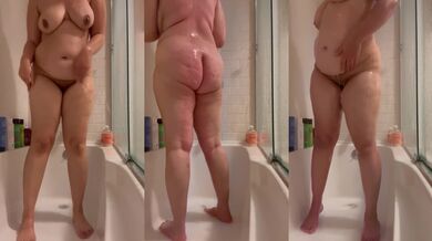 CHUBBY FAT BBW AAMIRA FAITH ARDALAN TAKING A SHOWER