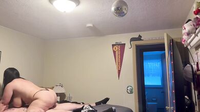 Caught jerking it so she did it for me