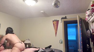 Caught jerking it so she did it for me
