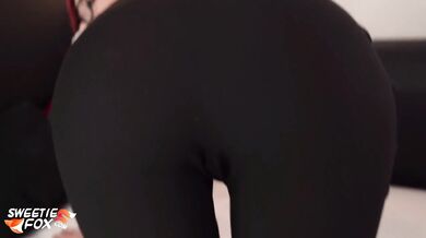 Slutty Secretary Deepthroat, Rough Fucks and Takes Cum On Her Big Tits after Work