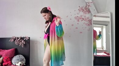 Your sexy girlfriend is getting ready for the beach just for you JOI & countdown