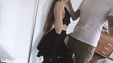 Naughty Babe Gorgeous Standing Fucking and Cock Riding! - BadCuteGirl
