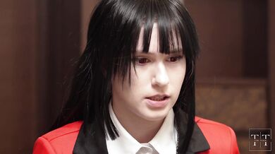 Yumeko Jabami was defeated and humiliated by drinking her rival's cum! Crazy Excitement, anime, hent