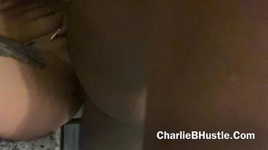 CharlieBhustle gets fucked while cooking coming in from the club