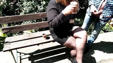 Son-in-law filled mother-in-law's coffee with warm sperm to make it tastier