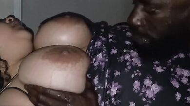 GORILLA PUNCHER LOVING HUGE PRETTY TITS SO HE STARTS SLURPING BOTH OF THEM!!!!!!!!!!!!!!