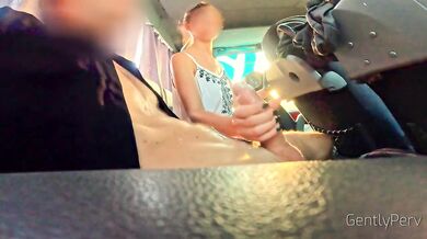 PUBLIC BUS ADVENTURE: I show my hard cock to a sexy cutie lady...she can't resist.
