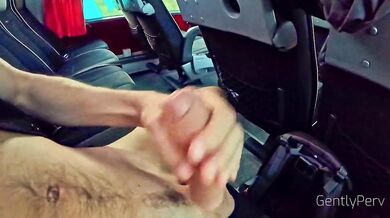 PUBLIC BUS ADVENTURE: I show my hard cock to a sexy cutie lady...she can't resist.