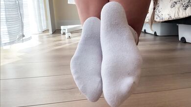 How Close Do You Want to Get to See My White Knee-High Socks?