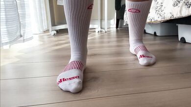 How Close Do You Want to Get to See My White Knee-High Socks?