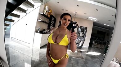 ANGELA WHITE - Bikini Pool Sex with Alex Mack